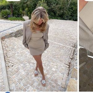 Djerf Avenue Tube Dress in Nougat